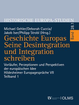 cover image of Geschichte Europas. Seine Desintegration und Integration schreiben